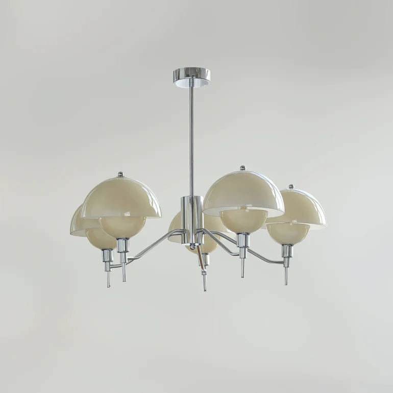 French Bubble Cream Chandelier
