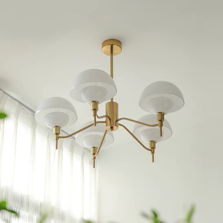 French Bubble Cream Chandelier