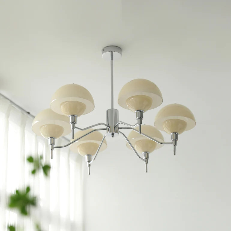 French Bubble Cream Chandelier