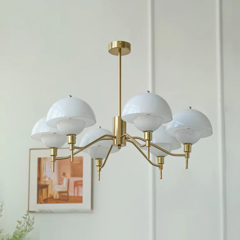 French Bubble Cream Chandelier