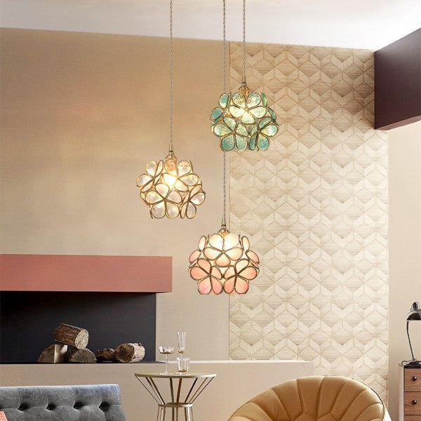 Glass Petal Pendant Light Nordic