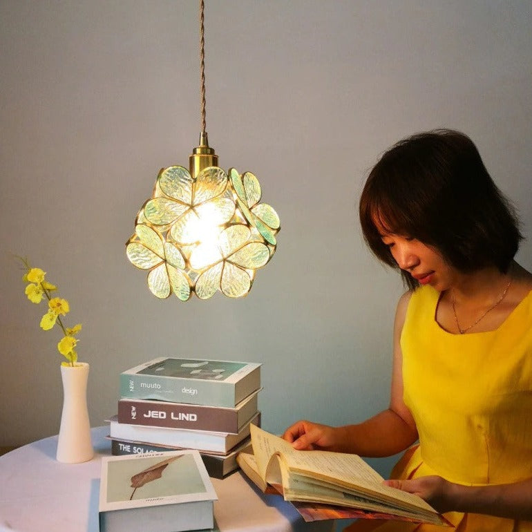 Glass Petal Pendant Light Nordic