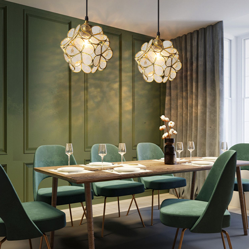 Glass Petal Pendant Light Nordic