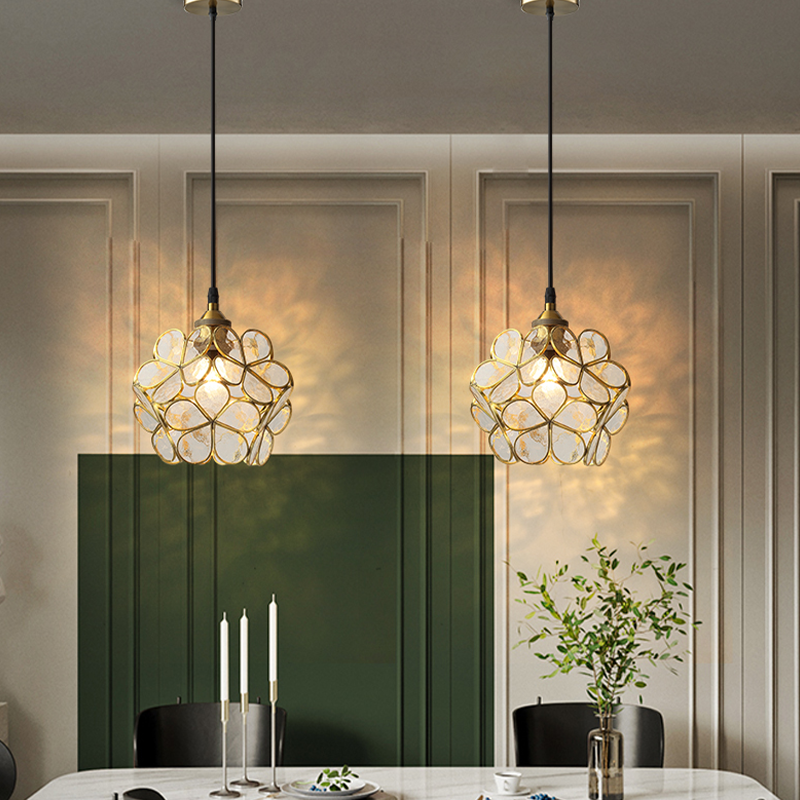 Glass Petal Pendant Light Nordic
