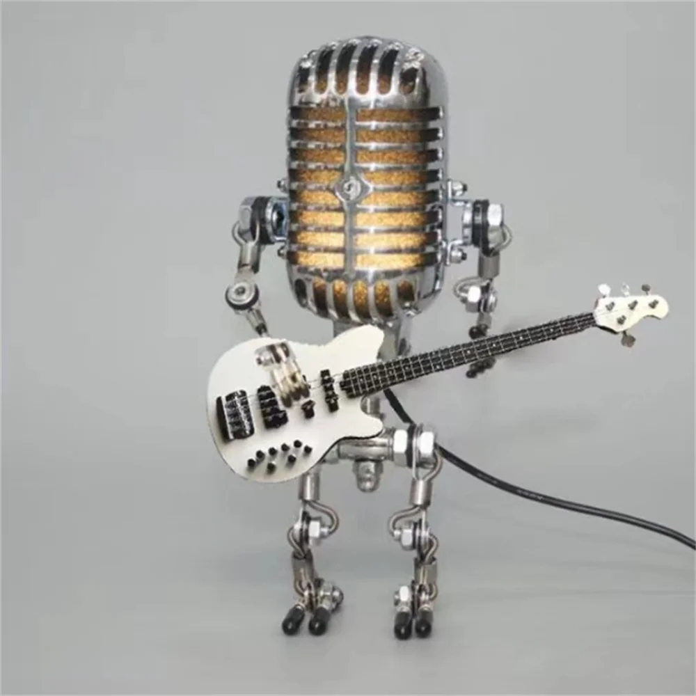 Robot Guitar Lamp