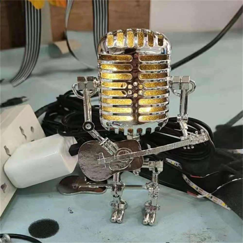 Robot Guitar Lamp