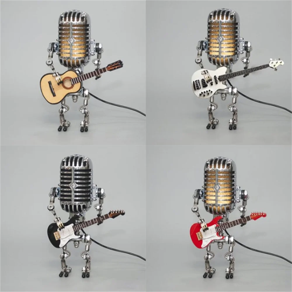 Robot Guitar Lamp