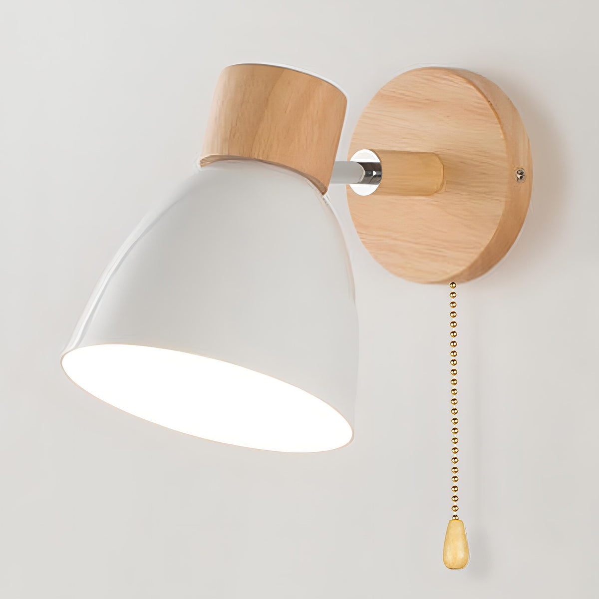Jandiel Nordic Wooden Wall Light