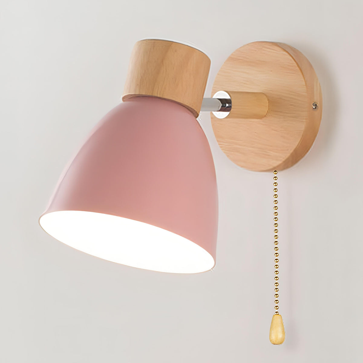 Jandiel Nordic Wooden Wall Light