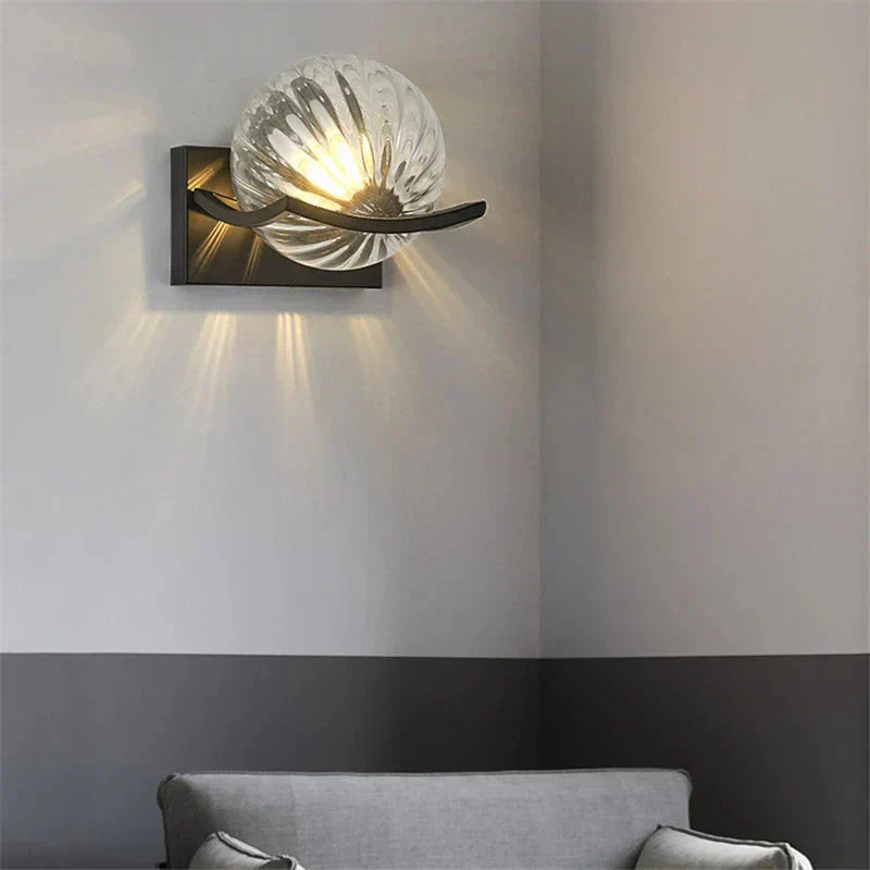 Modern Glass LED Wall Light