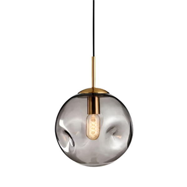 Brikey Glass Globe Pendant Light