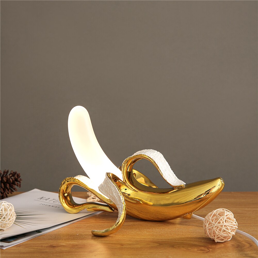 Banana Art Deco Table Lamp