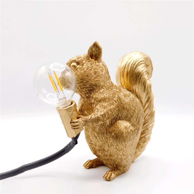 Cute Squirrel Designer Table Lamp