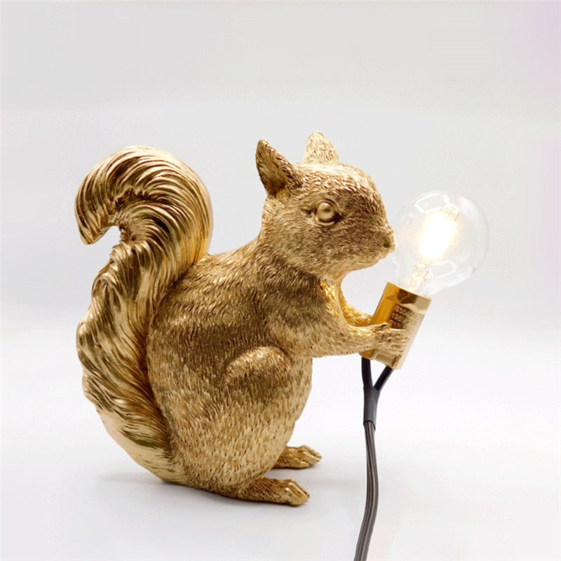 Cute Squirrel Designer Table Lamp