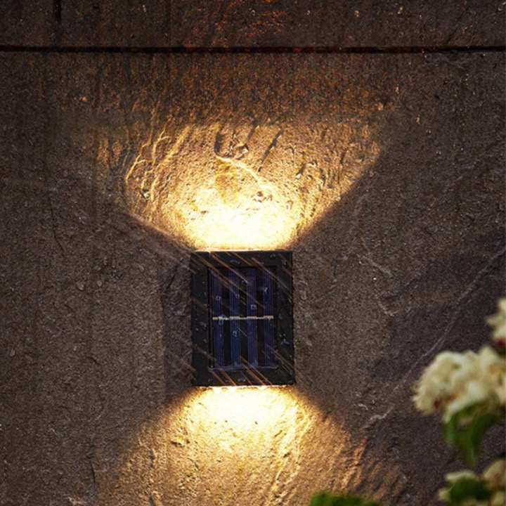 Wireless Solar LED Wall Lights Deluxe