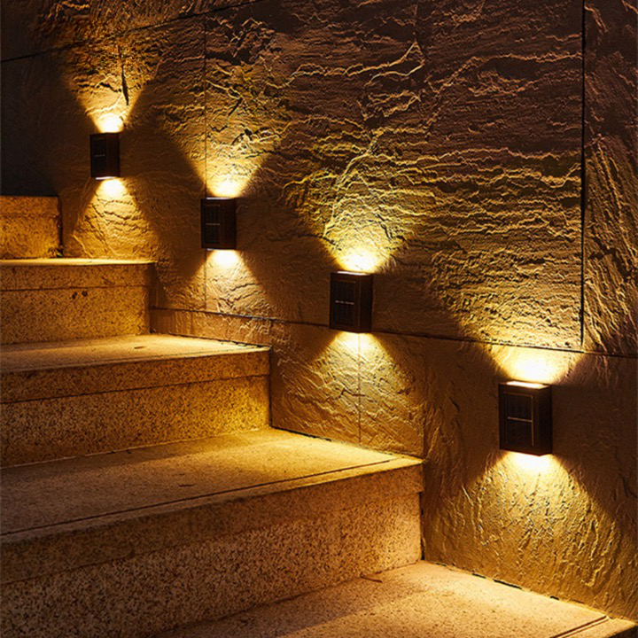 Wireless Solar LED Wall Lights Deluxe