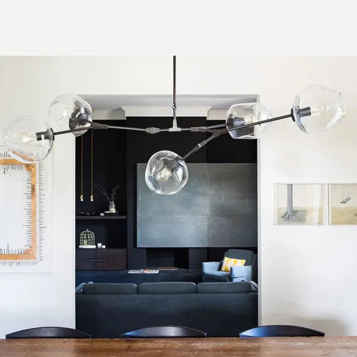 Bubble Glass Sputnik Chandelier
