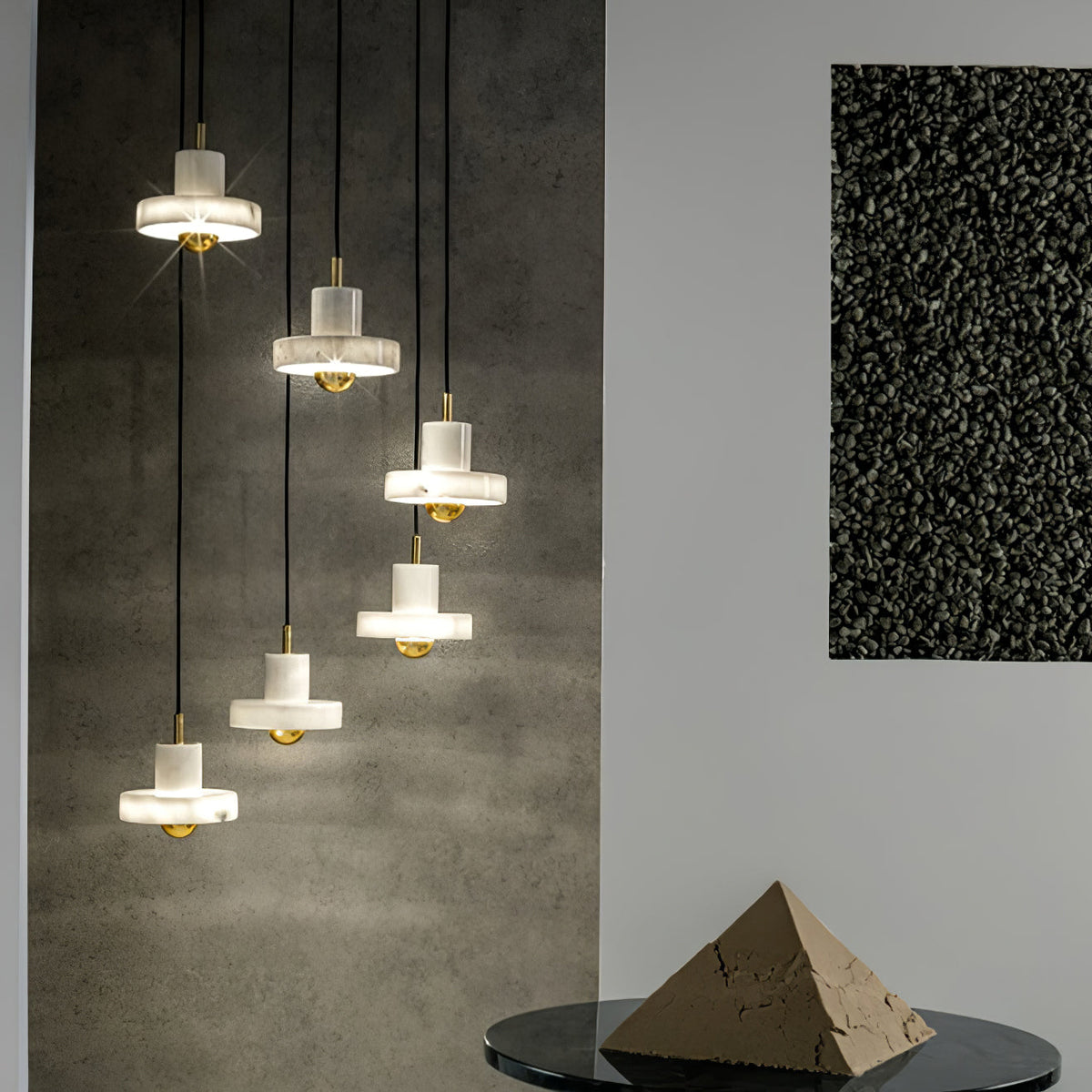 Marble Aura Pendant Light