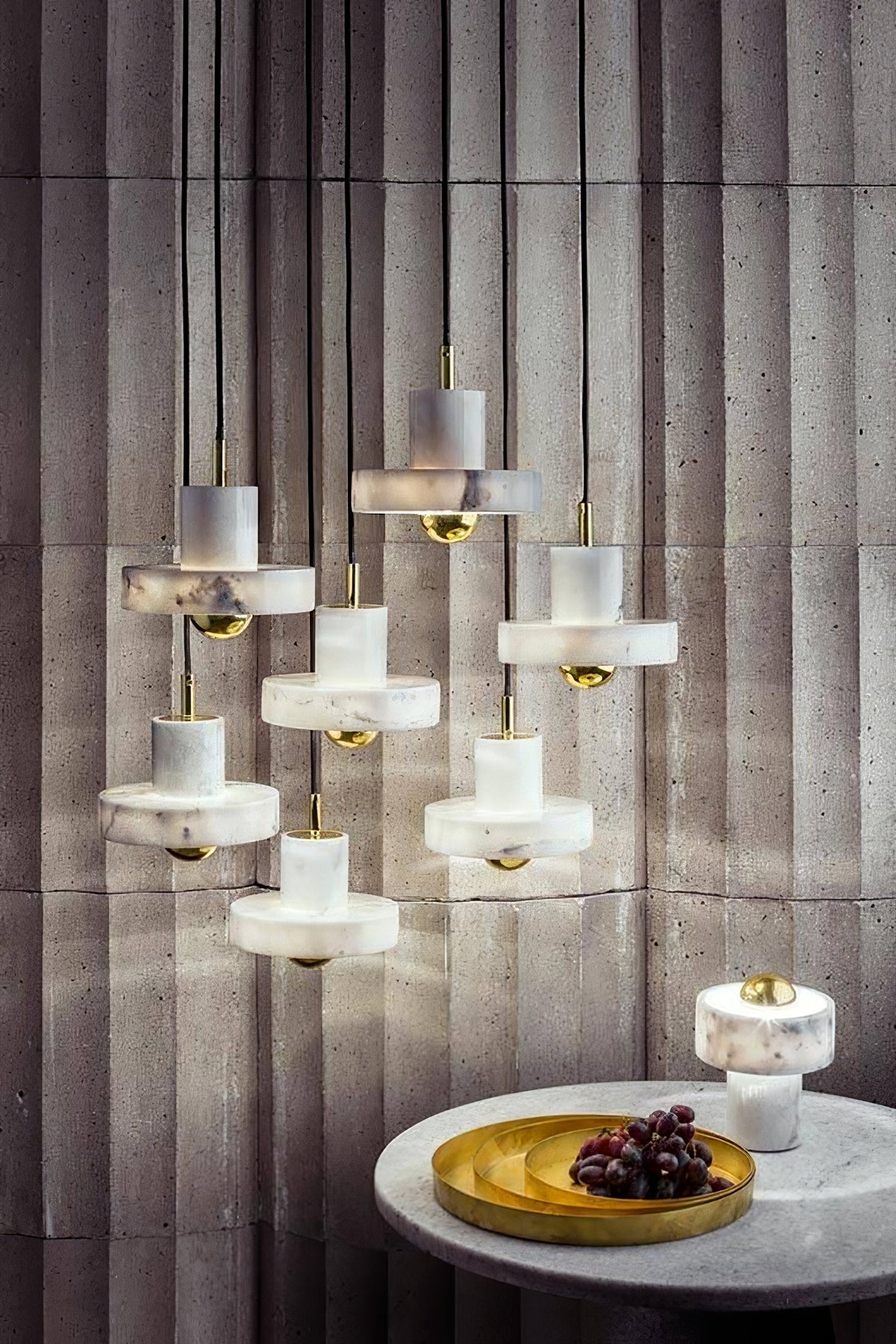Marble Aura Pendant Light