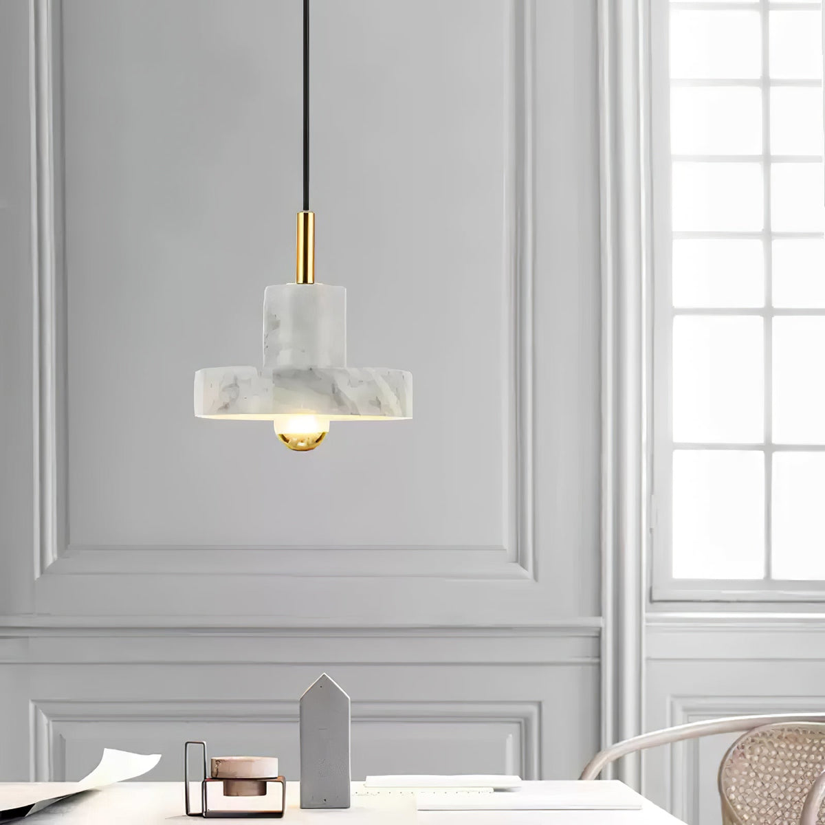 Marble Aura Pendant Light