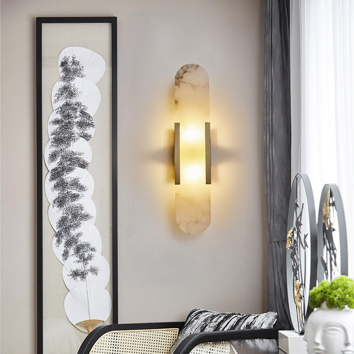 Melange Alabaster Wall Light