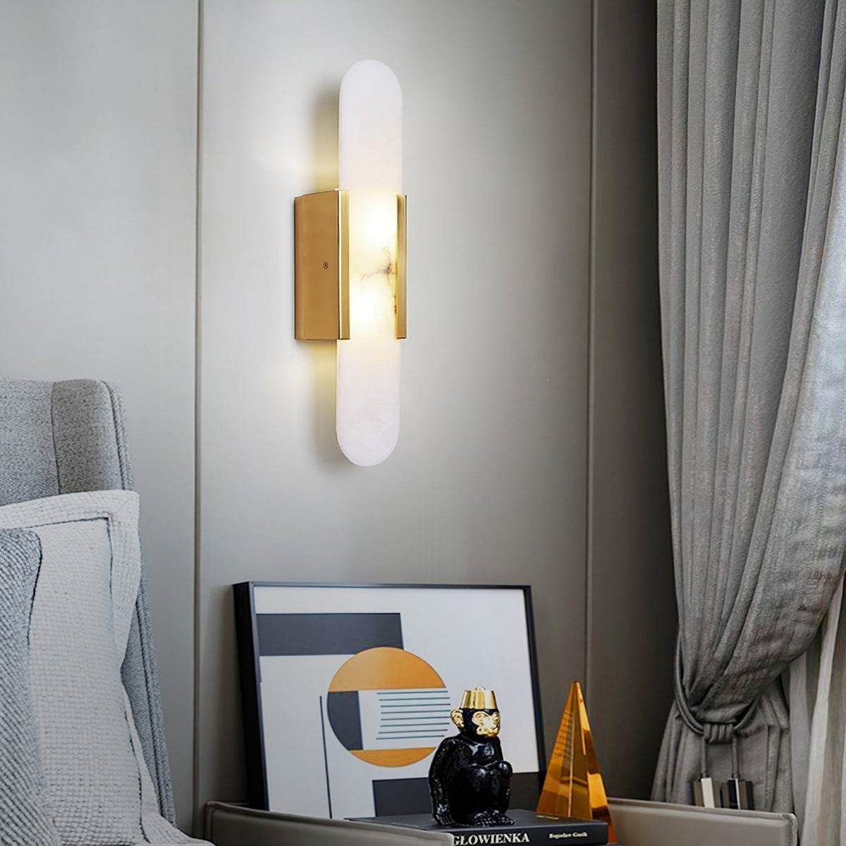 Melange Alabaster Wall Light