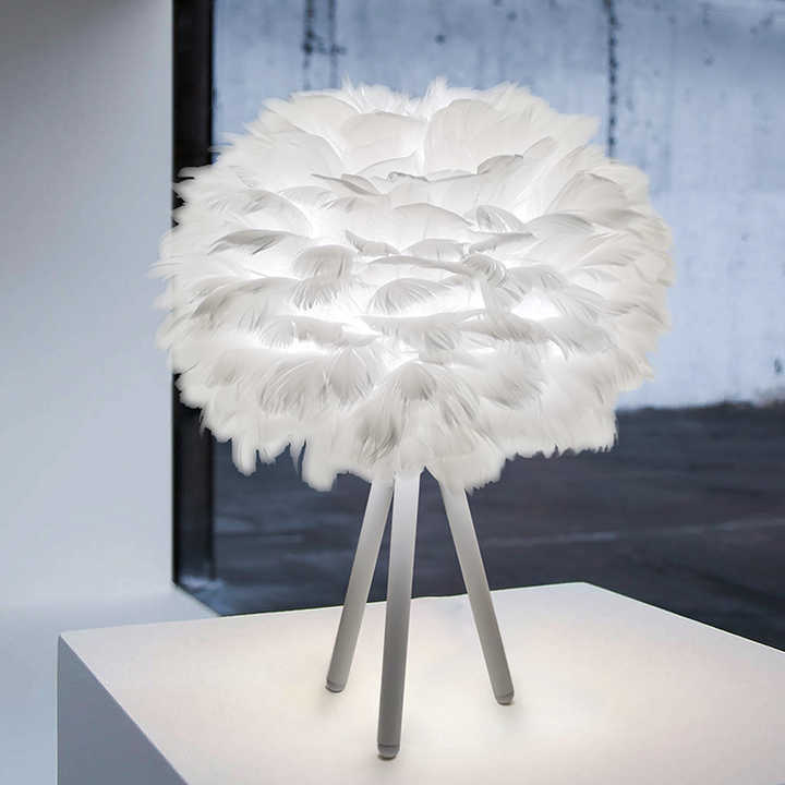 Missfeather Dimmable Feather Table Lamp