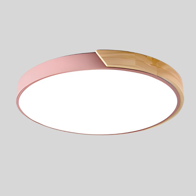 Nordic Wooden Macaron Ceiling Light