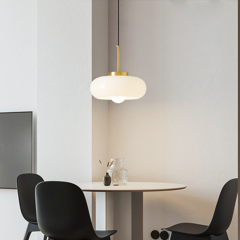 Modern Copper Glass Pendant Lights
