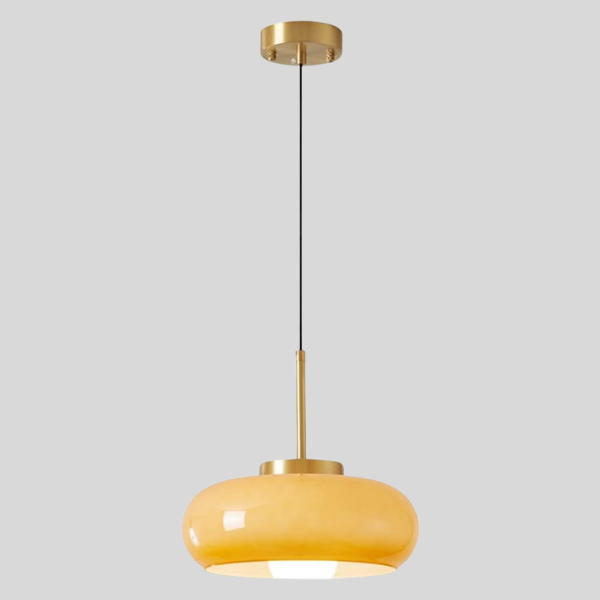 Modern Copper Glass Pendant Lights
