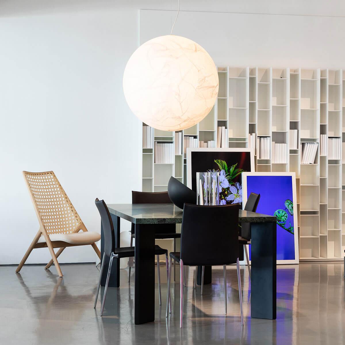 Moon Silk Pendant Light