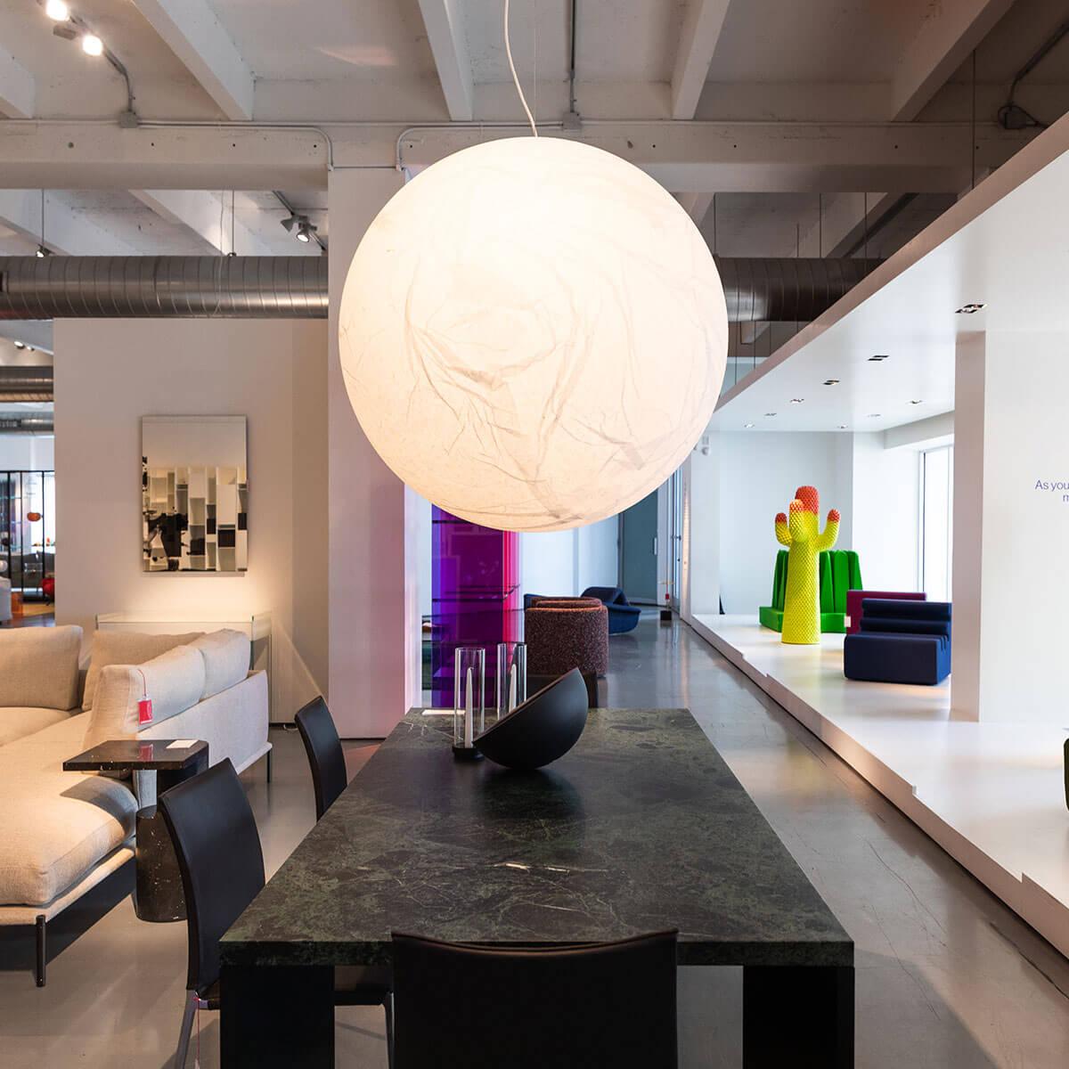 Moon Silk Pendant Light