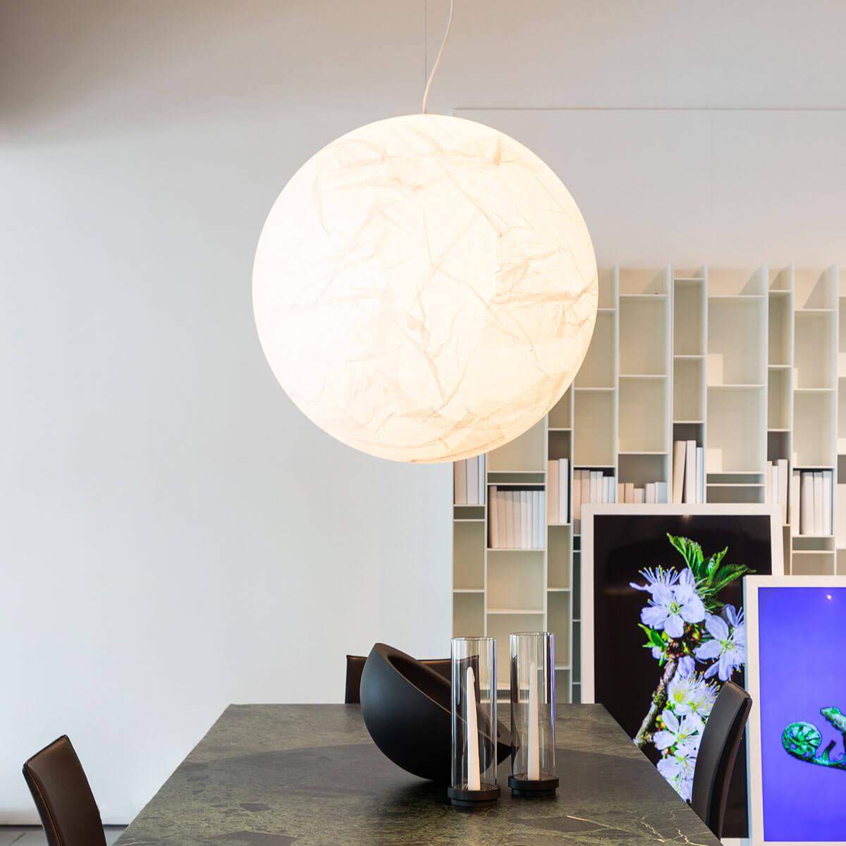 Moon Silk Pendant Light