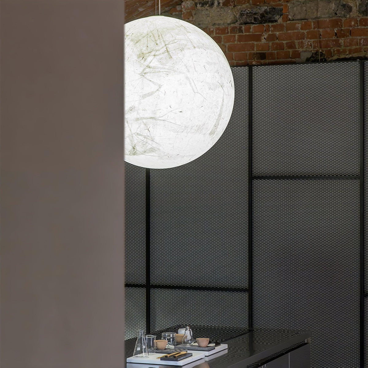 Moon Silk Pendant Light
