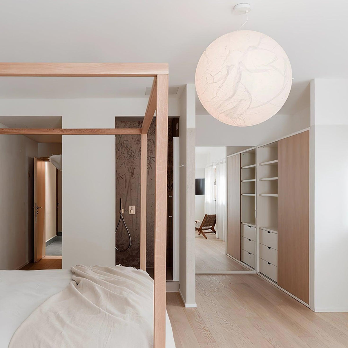 Moon Silk Pendant Light
