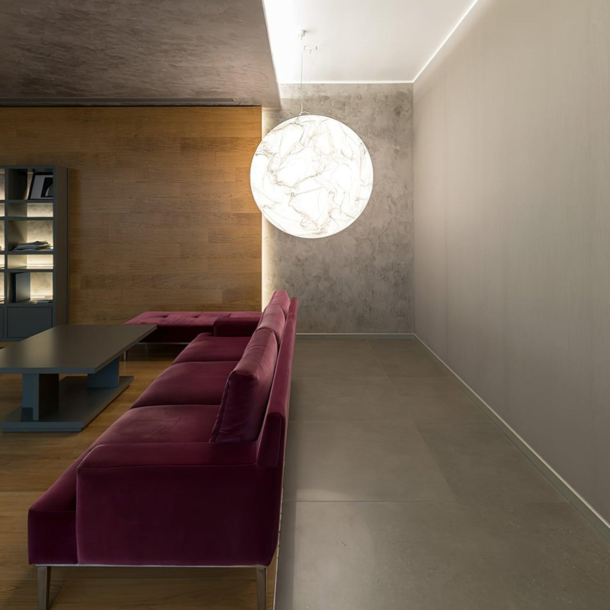 Moon Silk Pendant Light