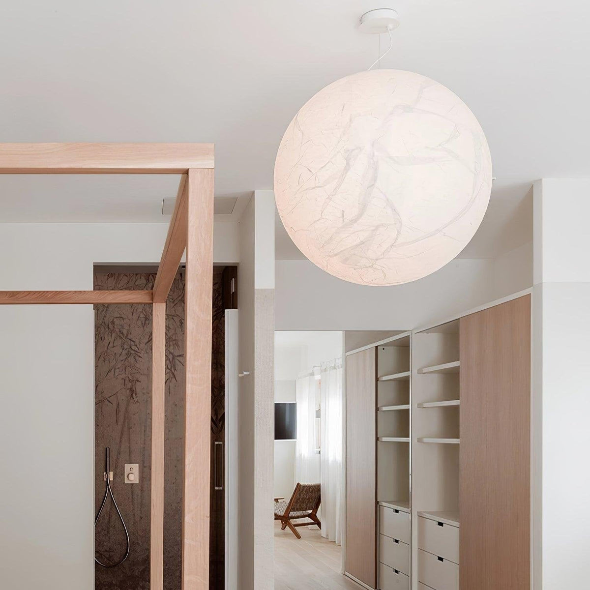 Moon Silk Pendant Light