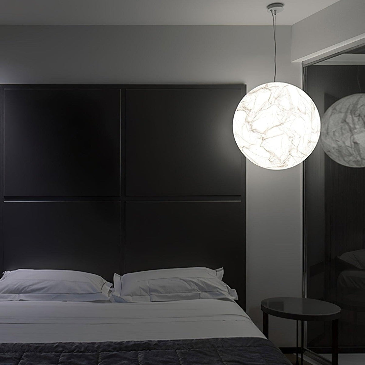 Moon Silk Pendant Light