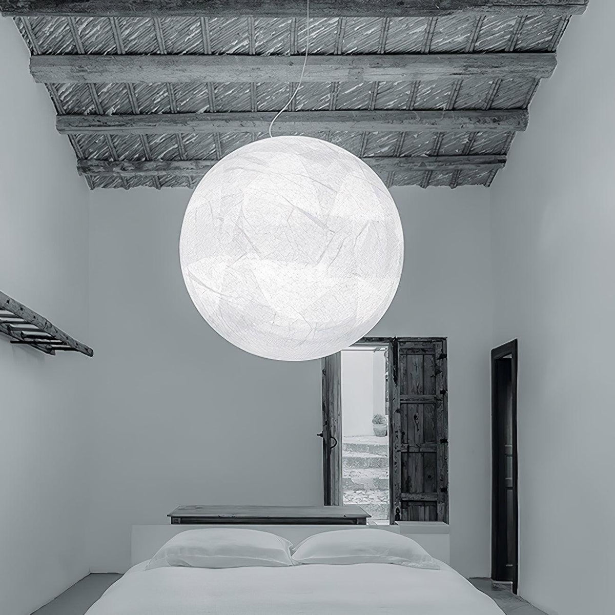 Moon Silk Pendant Light