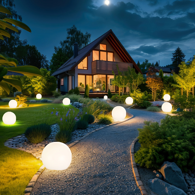 Solar Globe Garden Light