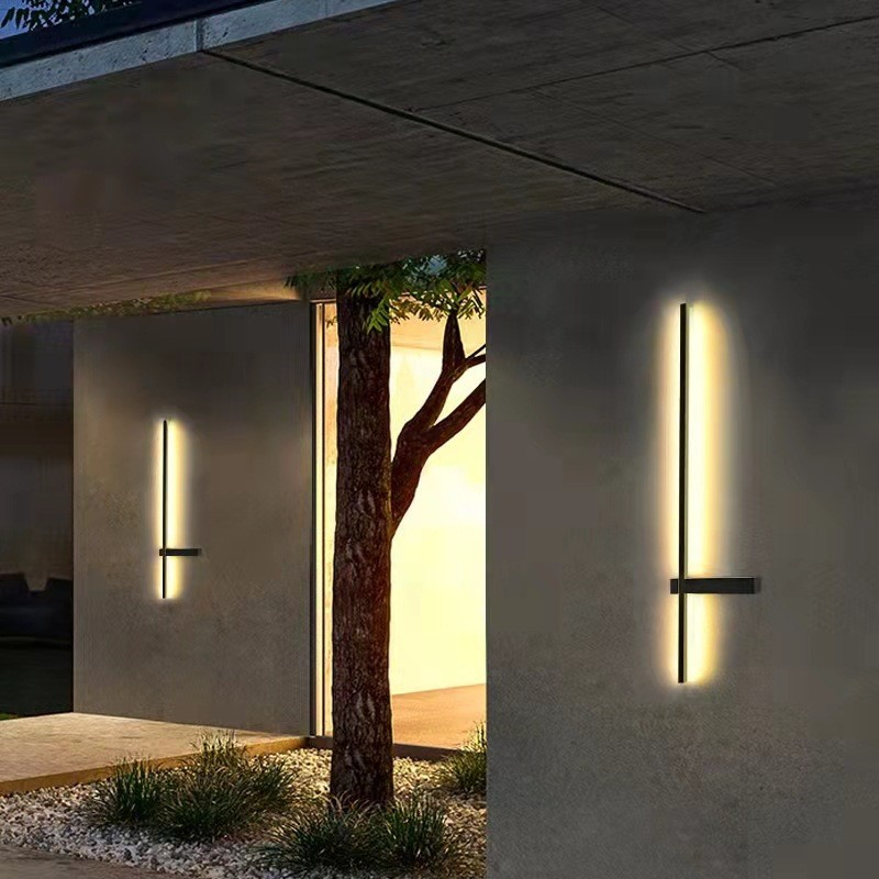 Outdoor Pillar Wall Light