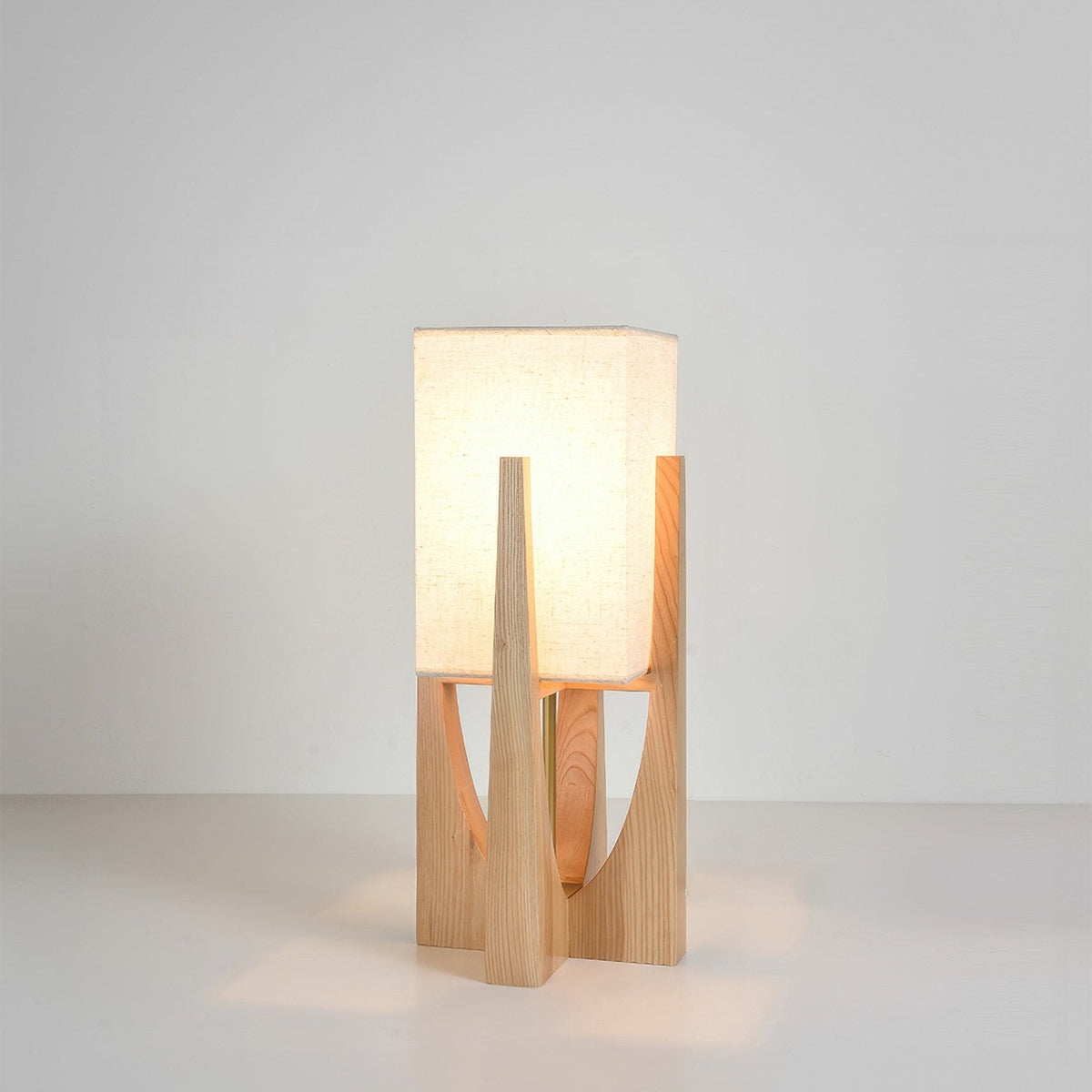Solid Walnut Floor Lamp