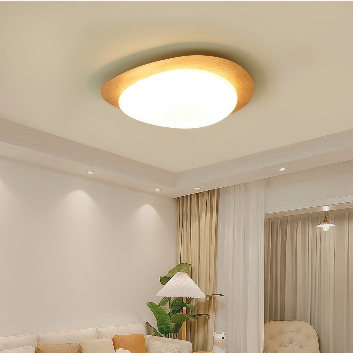 Scandinavian Pebble Ceiling Light