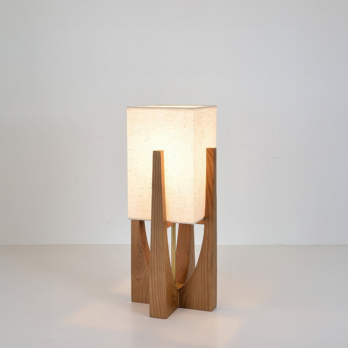 Solid Walnut Floor Lamp