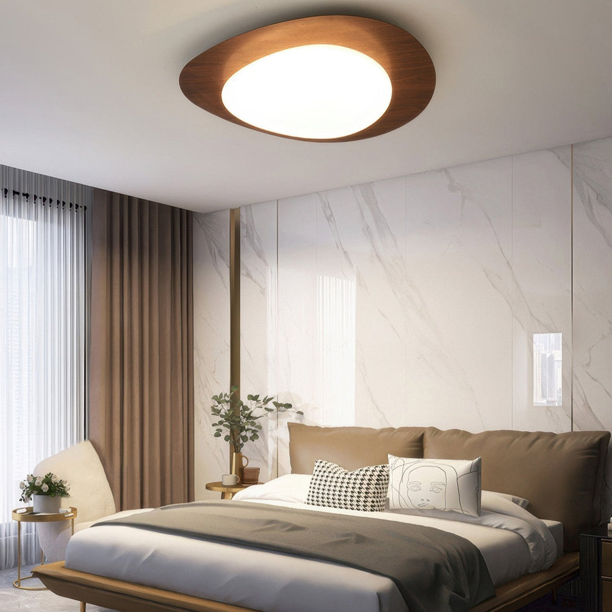 Scandinavian Pebble Ceiling Light