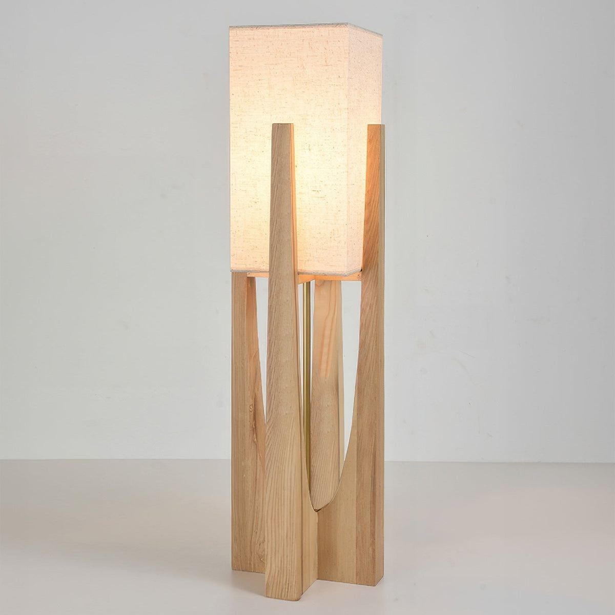 Solid Walnut Floor Lamp