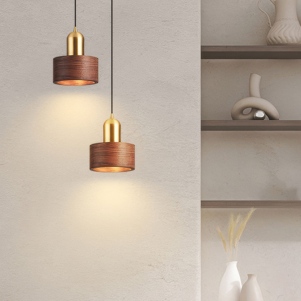 Japanese Cylinder Pendant Lamp