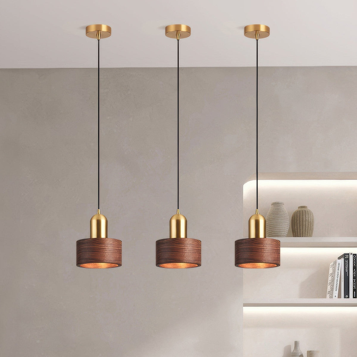 Japanese Cylinder Pendant Lamp