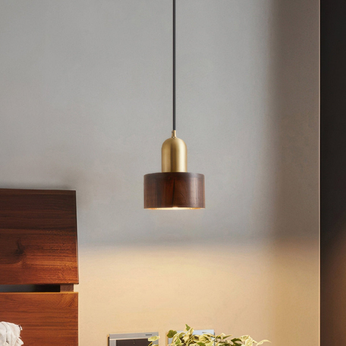 Japanese Cylinder Pendant Lamp