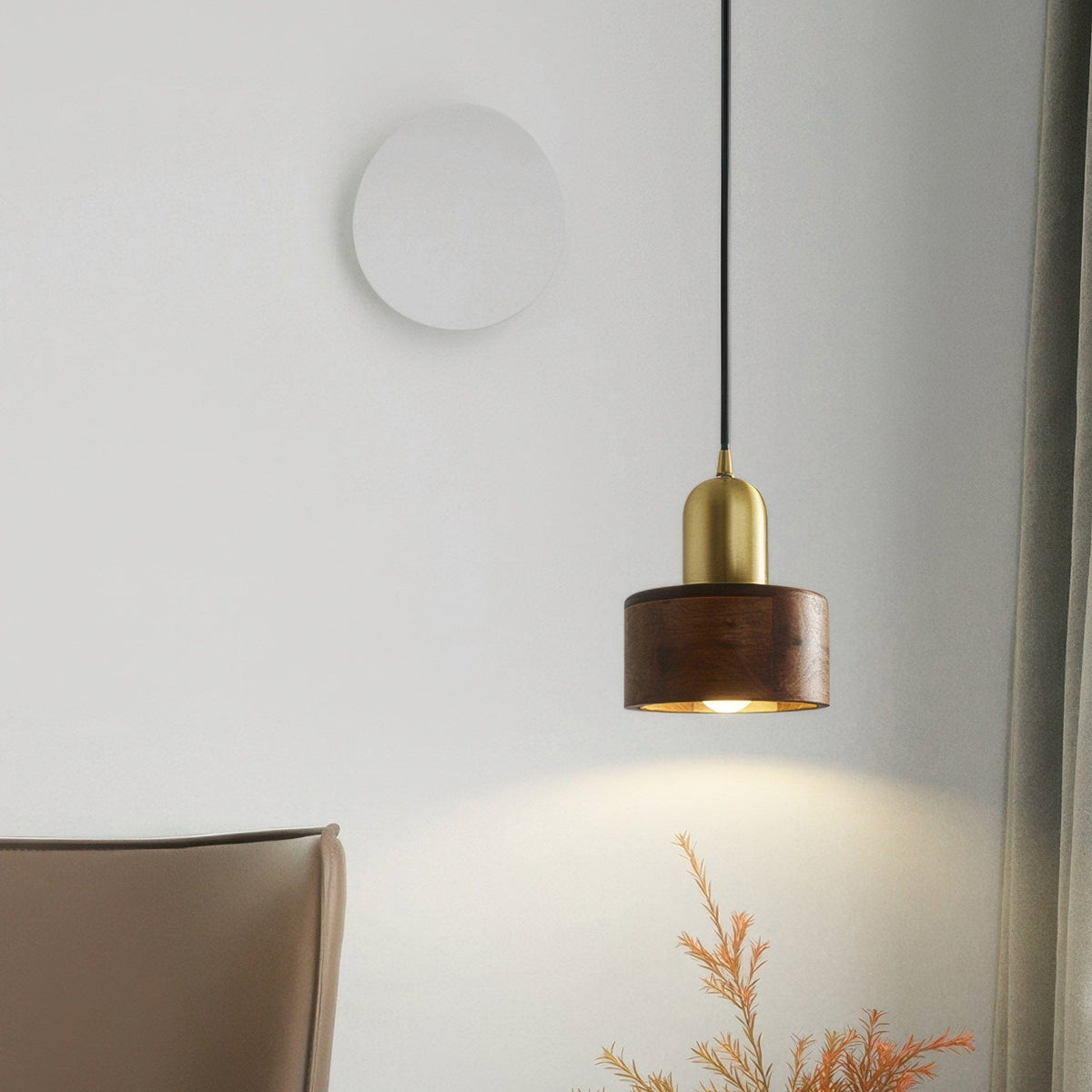 Japanese Cylinder Pendant Lamp